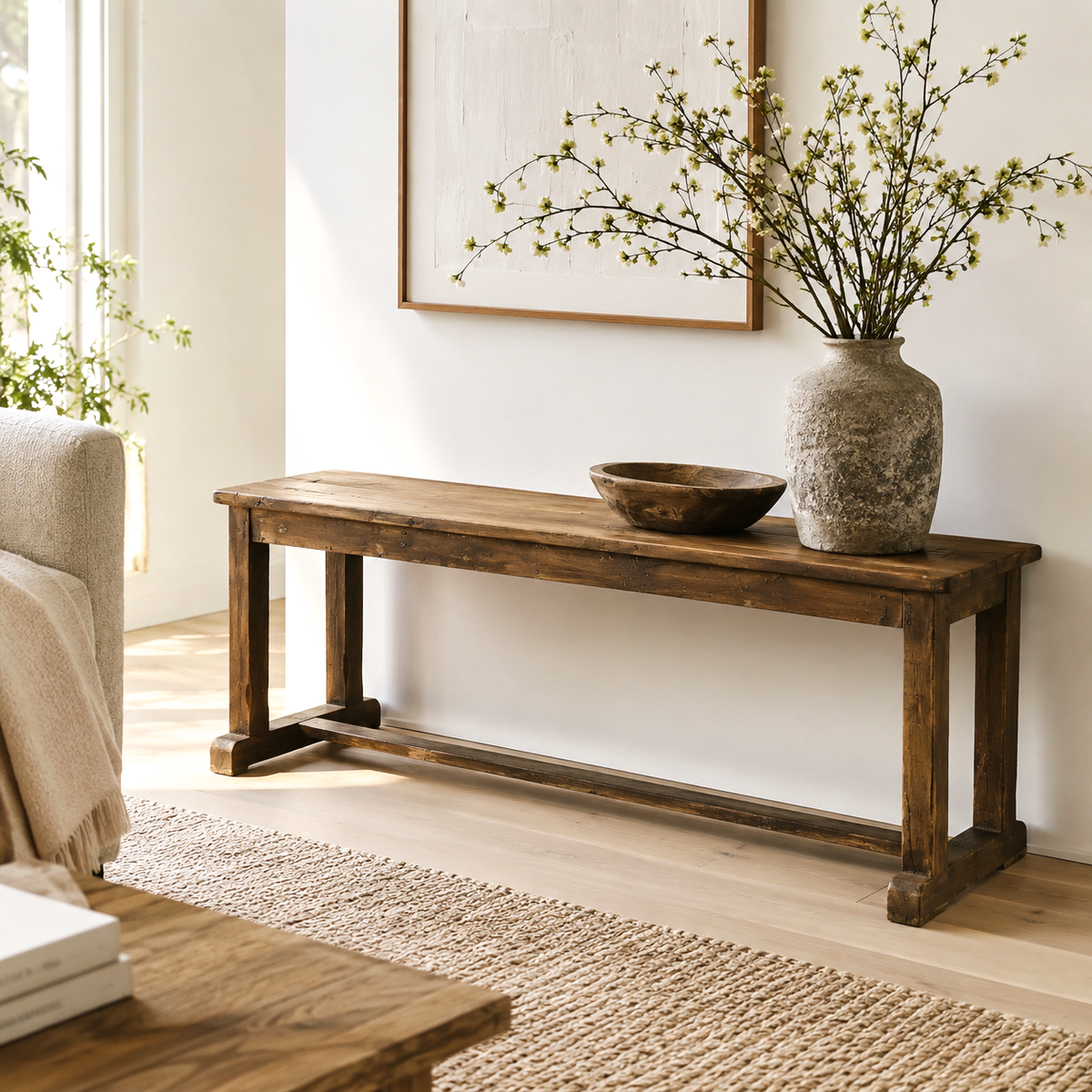 Vintage Wooden Bench