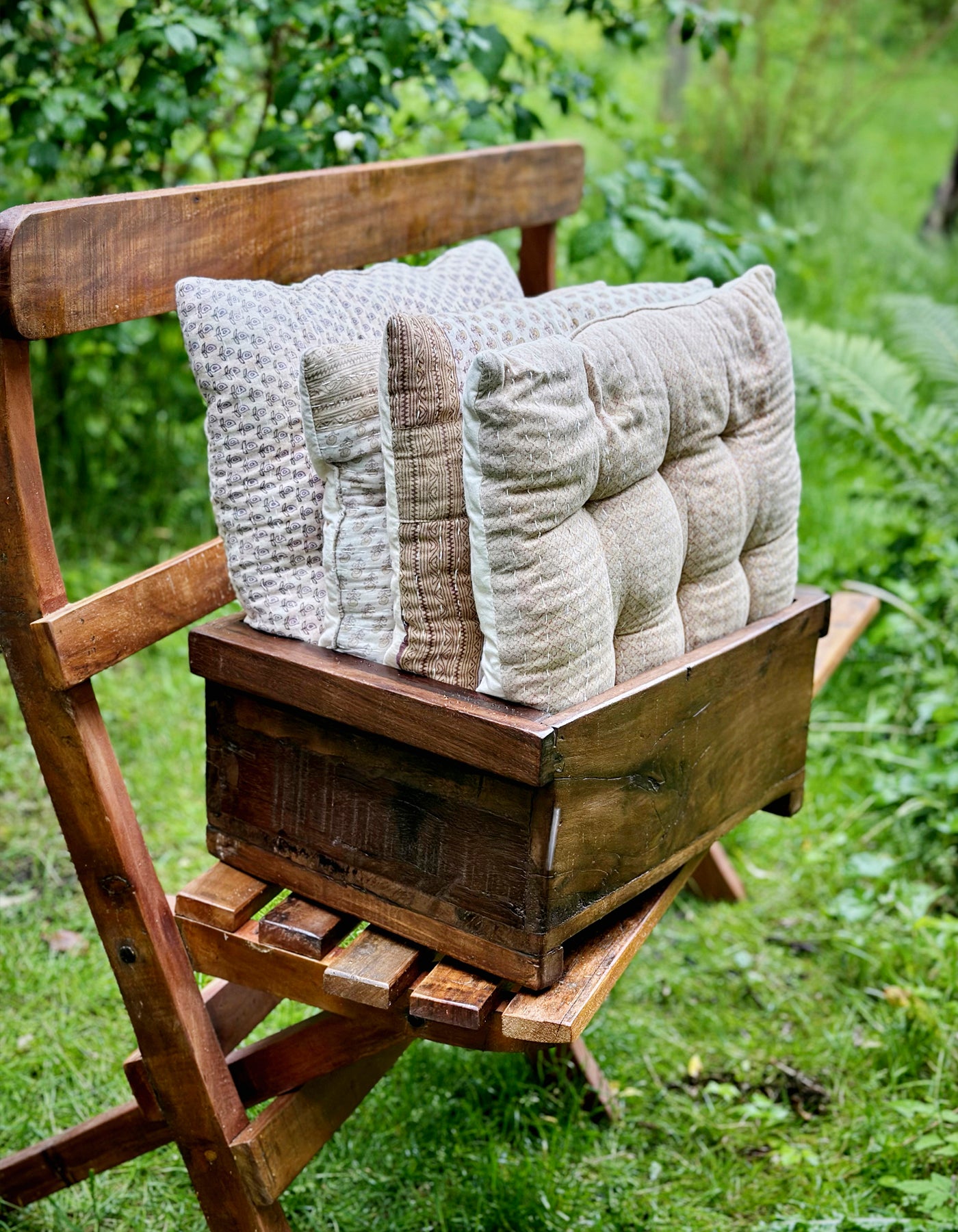 RECYCLED: HAVEBÆNK AF GENBRUGT TRÆ
