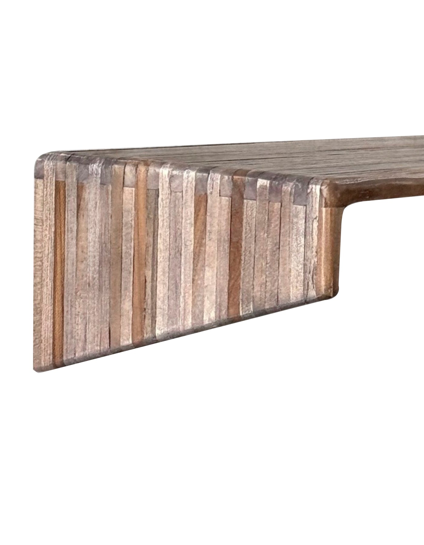RECYCLED: Elegant Shelf in Recycled Teak Wood