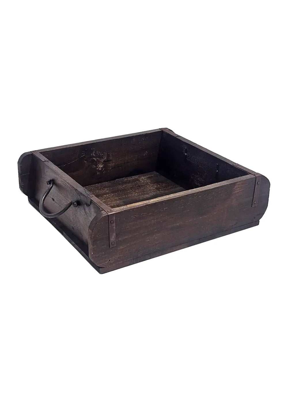 RECYCLED: Black Tray – Unique Tray in Reclaimed Wood with a Story