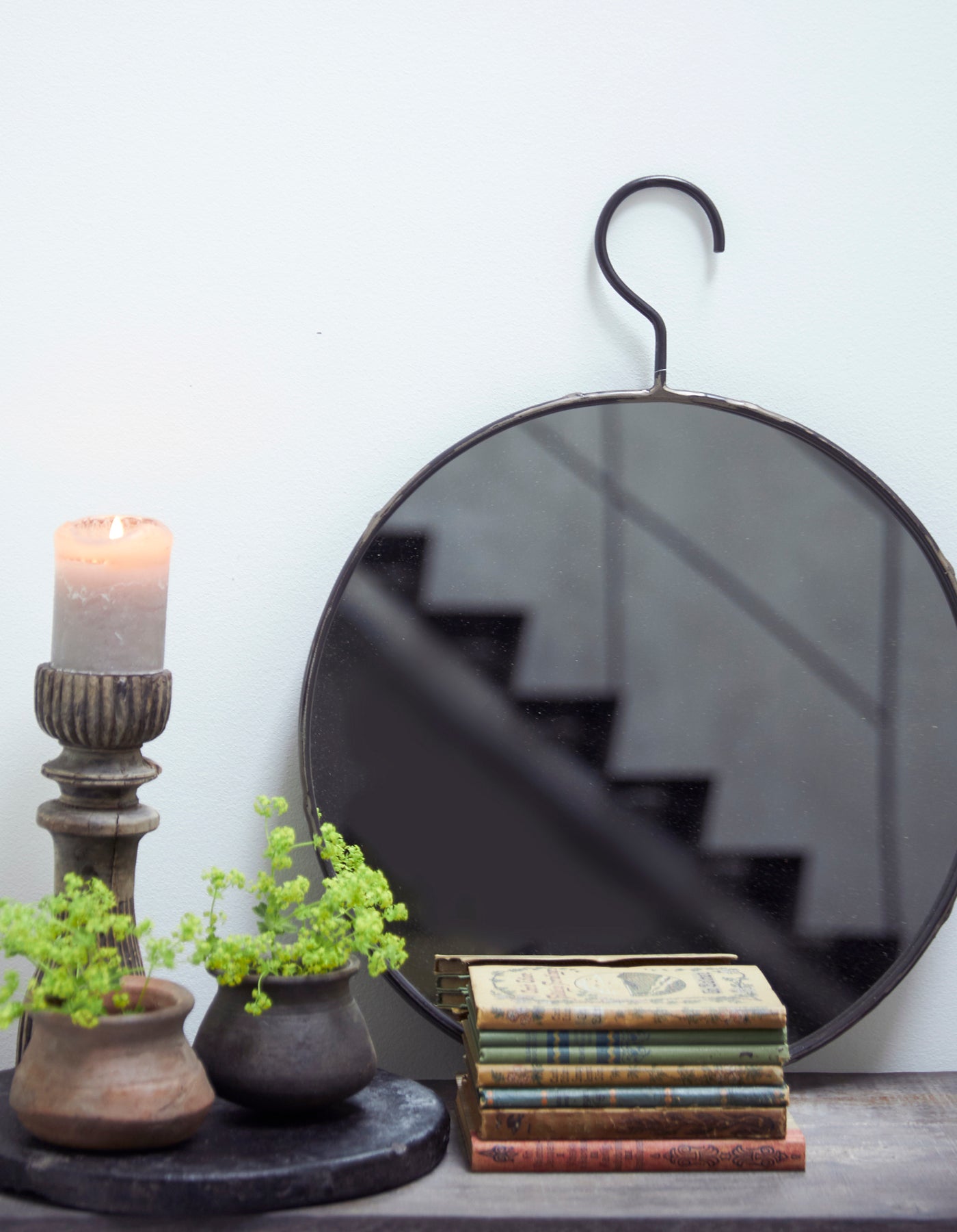 ELEGANT SPEJL I INDUSTRIEL STIL
