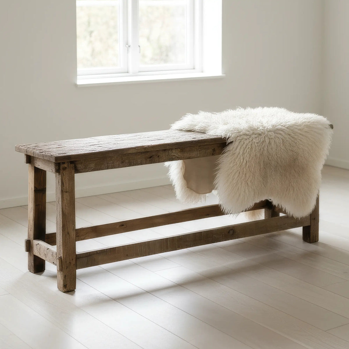 RECYCLED: Wooden Bench in Reclaimed Wood