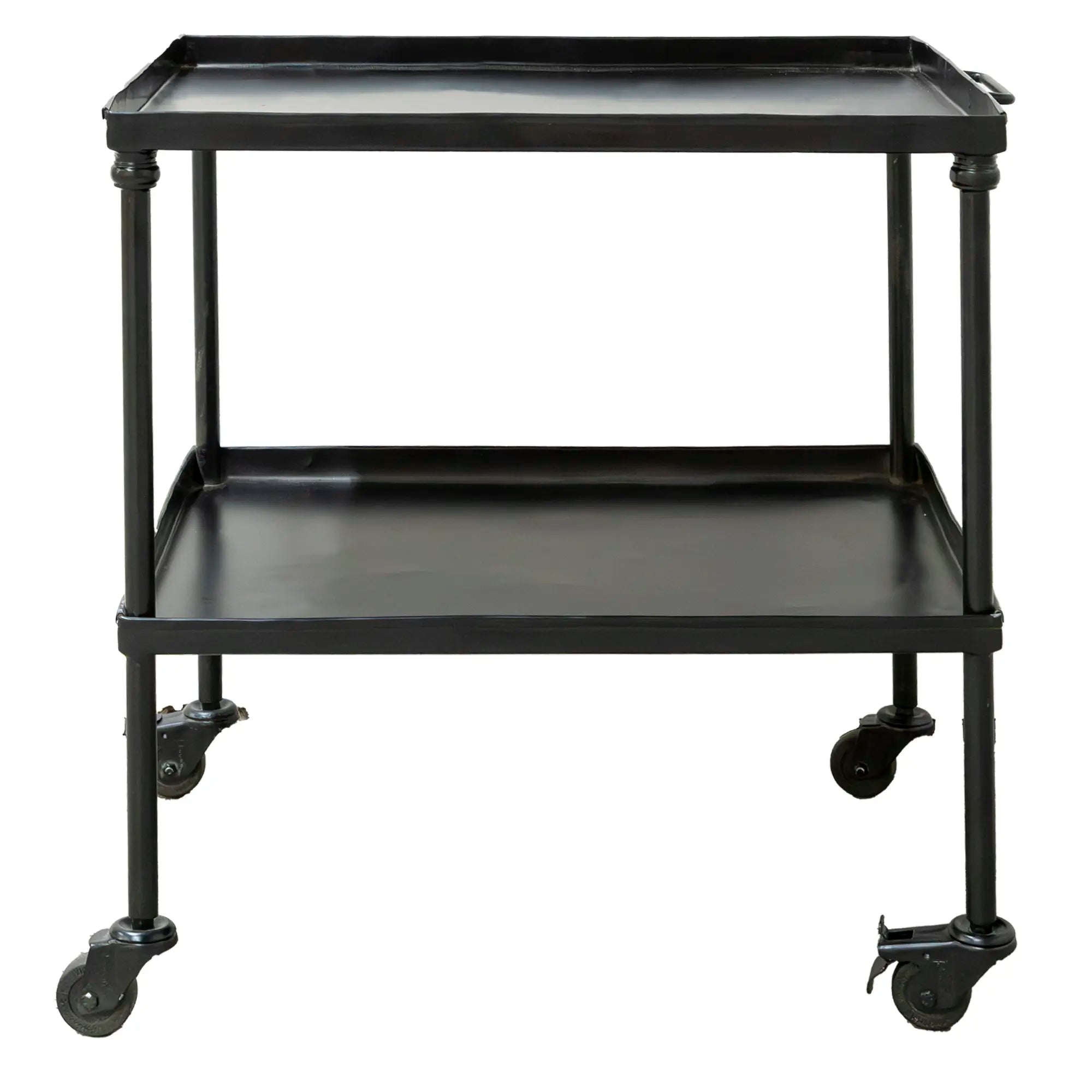 Rullebord i sort jern | Barvogn med industrielt design