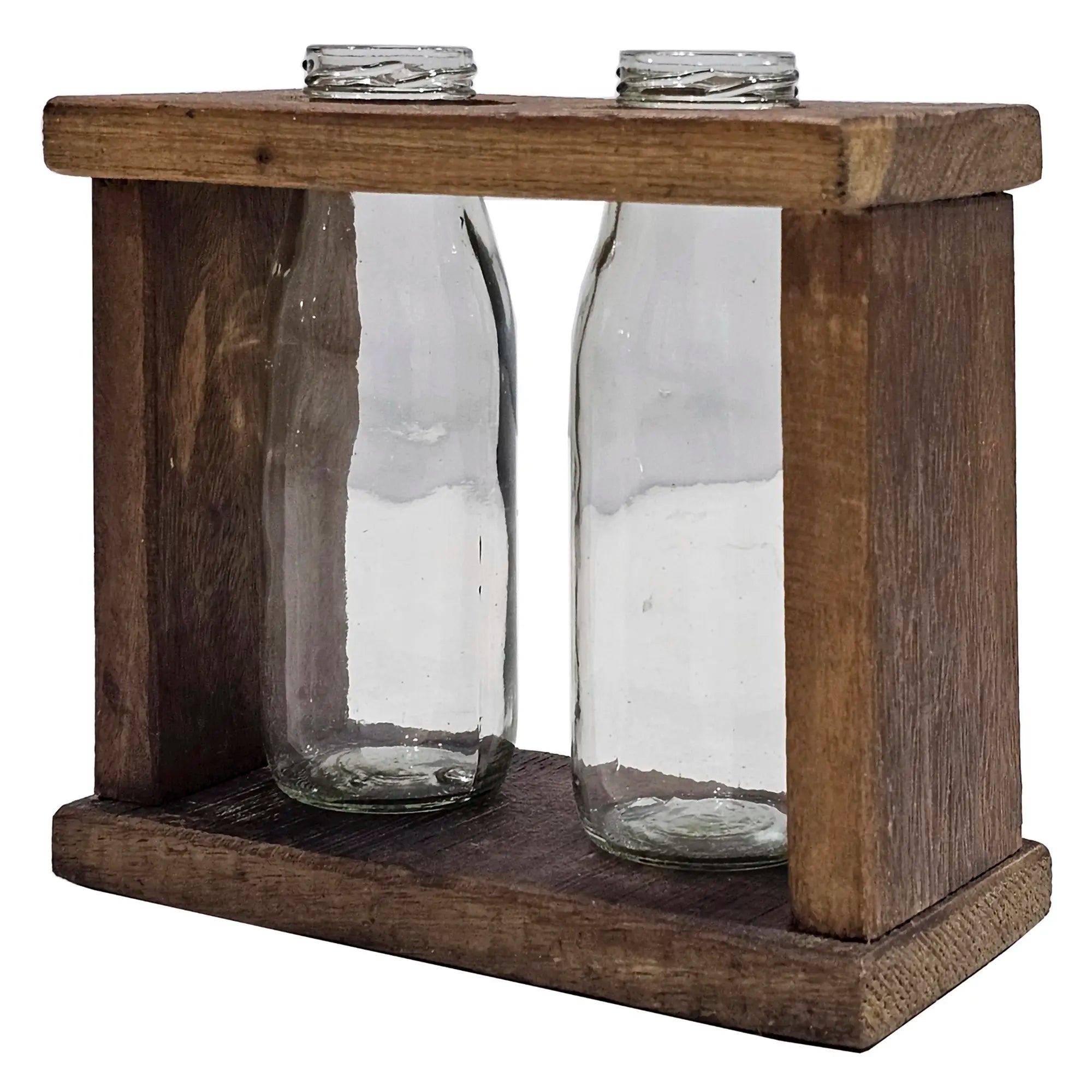 RECYCLED: Rustik Vase i Genbrugstræ