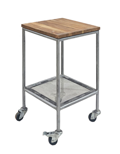 Industriel Trolley i Jern og Genbrugstræ