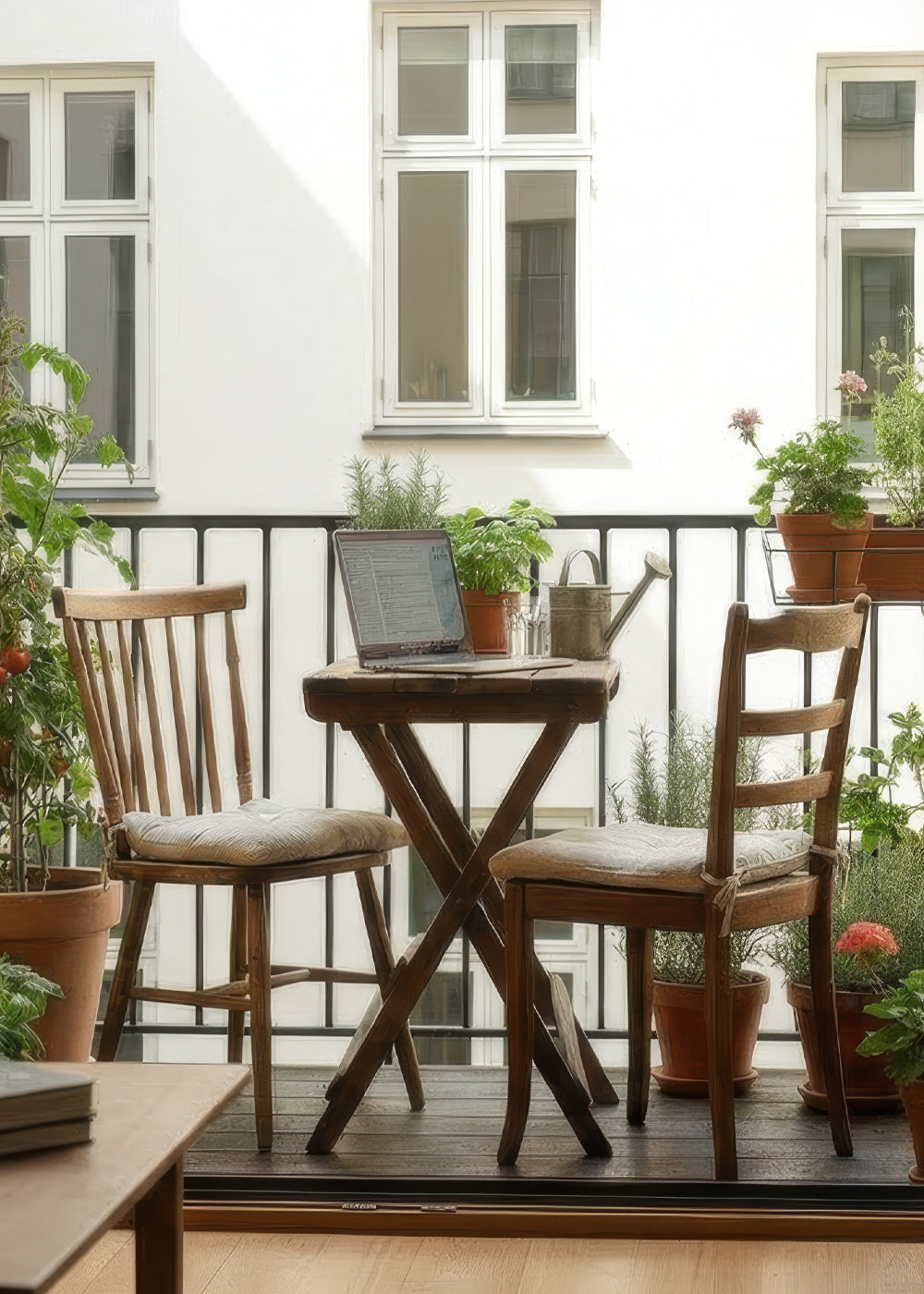 ORIGINAL: Vintage klapbord i træ – unikt originalt bord med smuk patina og historie