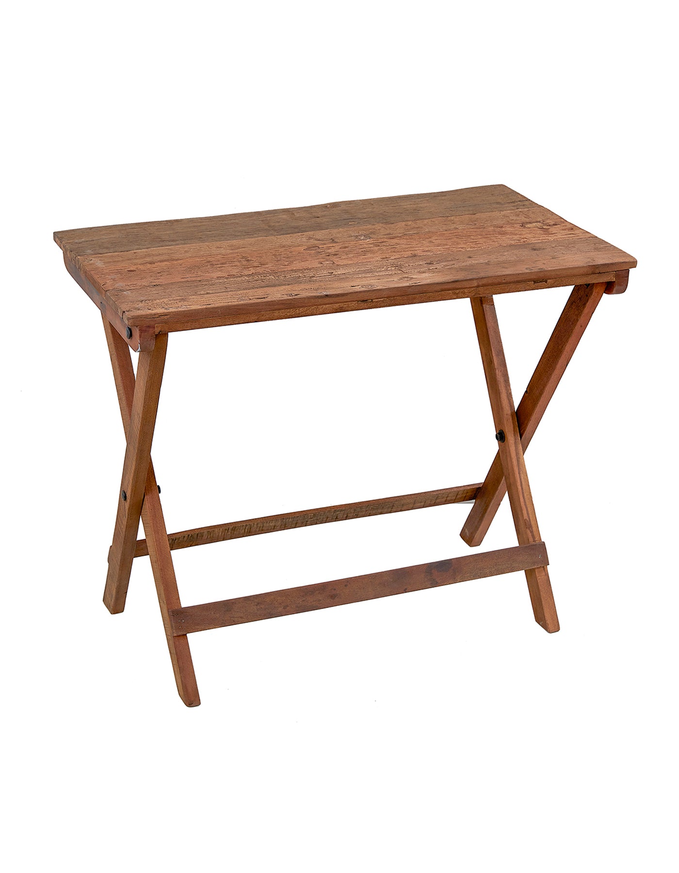 RECYCLED: TABLE IN RECYCLED WOOD - FOLDABLE