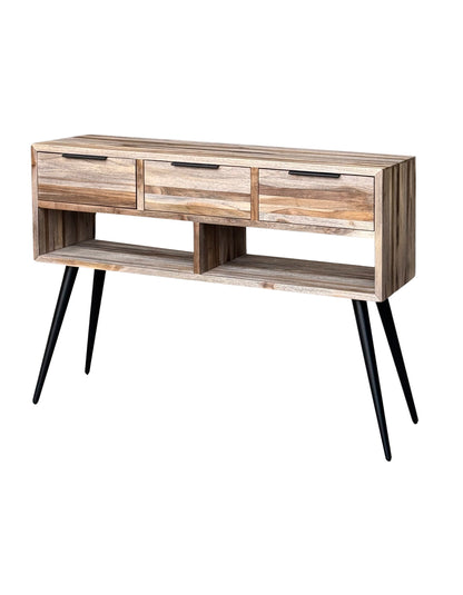 RECYCLED: Konsolbord med Skuffer af Genanvendt Teaktræ