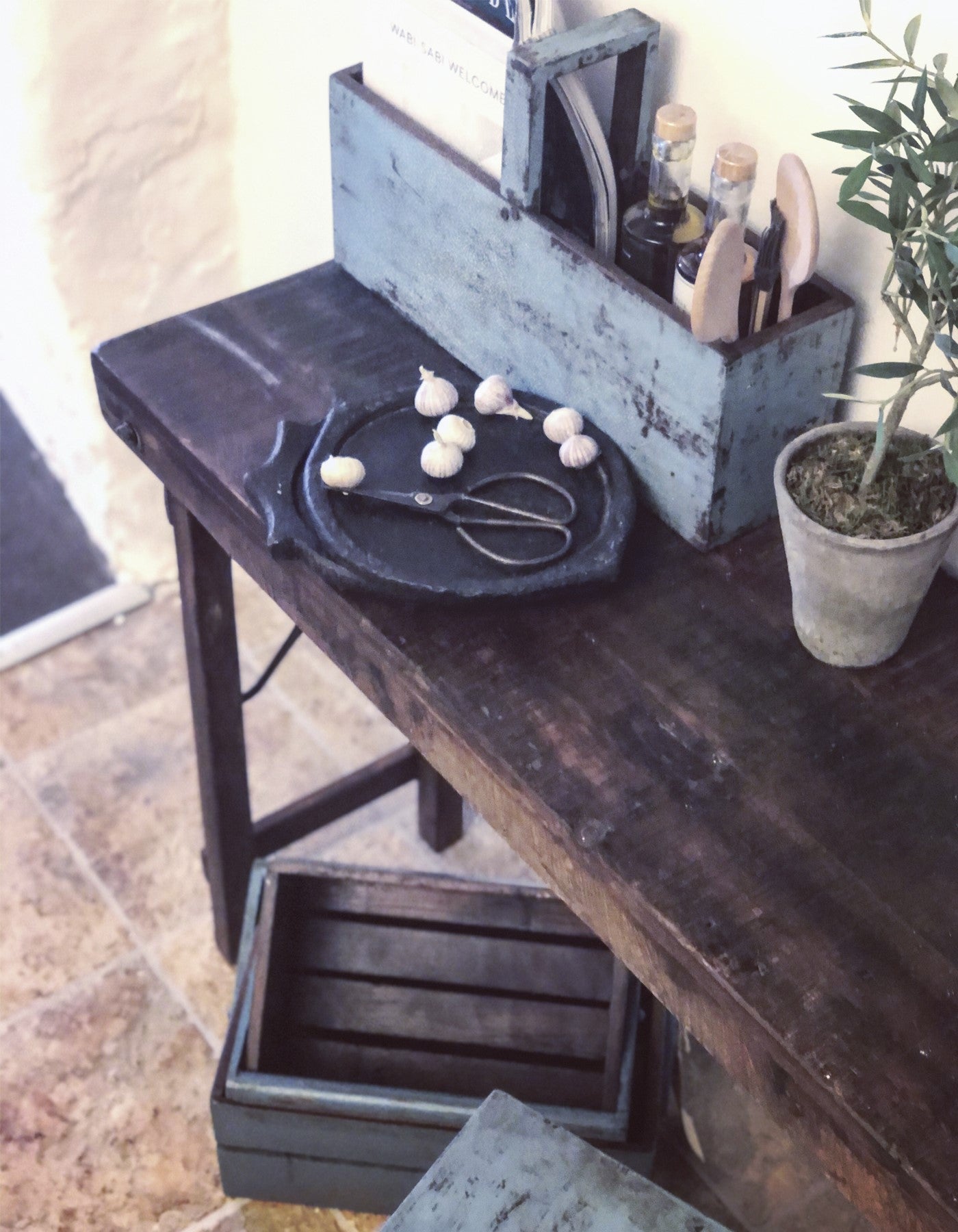 Console Table in Wood