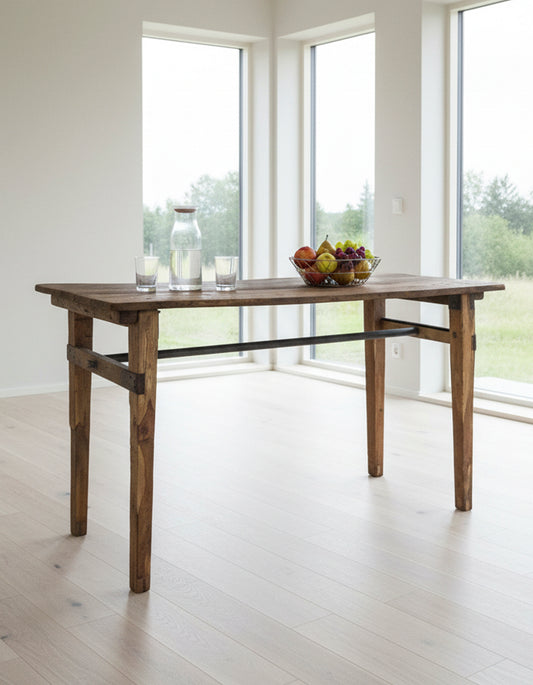 RECYCLED: CONSOLE TABLE MADE OF OLD WOOD