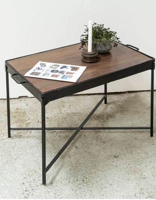 RECYCLED: COFFEE TABLE - – Rustic Warmth Meets Industrial Elegance