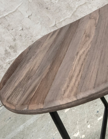 RECYCLED: Skammel i Genanvendt Teaktræ