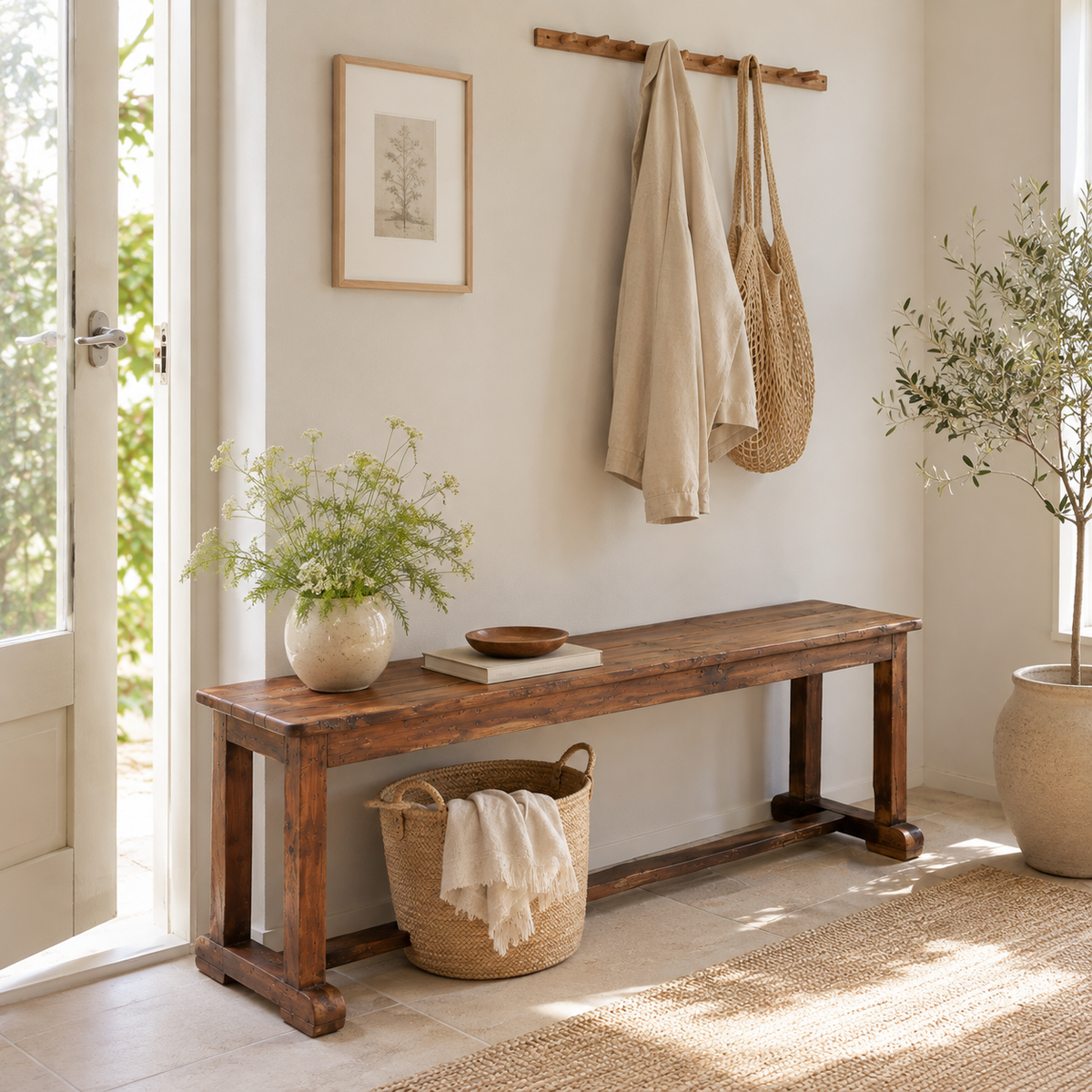 Vintage Wooden Bench