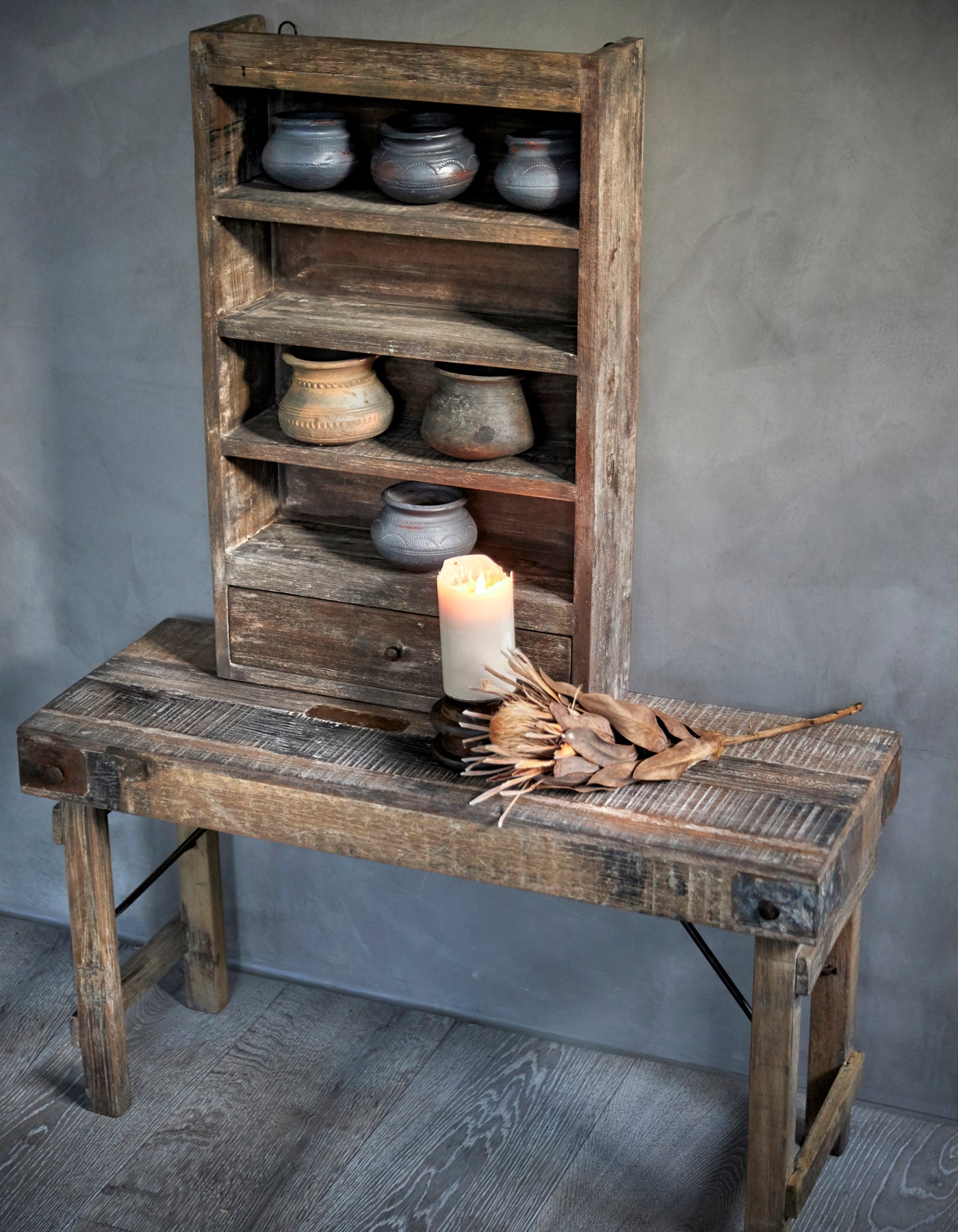 RECYCLED: BÆNK AF GENBRUGT TRÆ, NORDIC RUSTIC