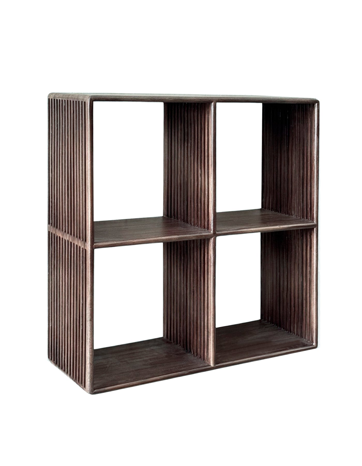 RECYCLED: WALL SHELF MADE OF RECYCLED TEAK WOOD