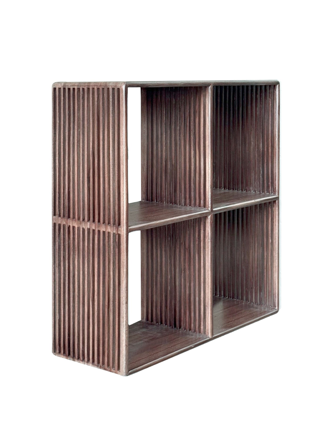 RECYCLED: WALL SHELF MADE OF RECYCLED TEAK WOOD