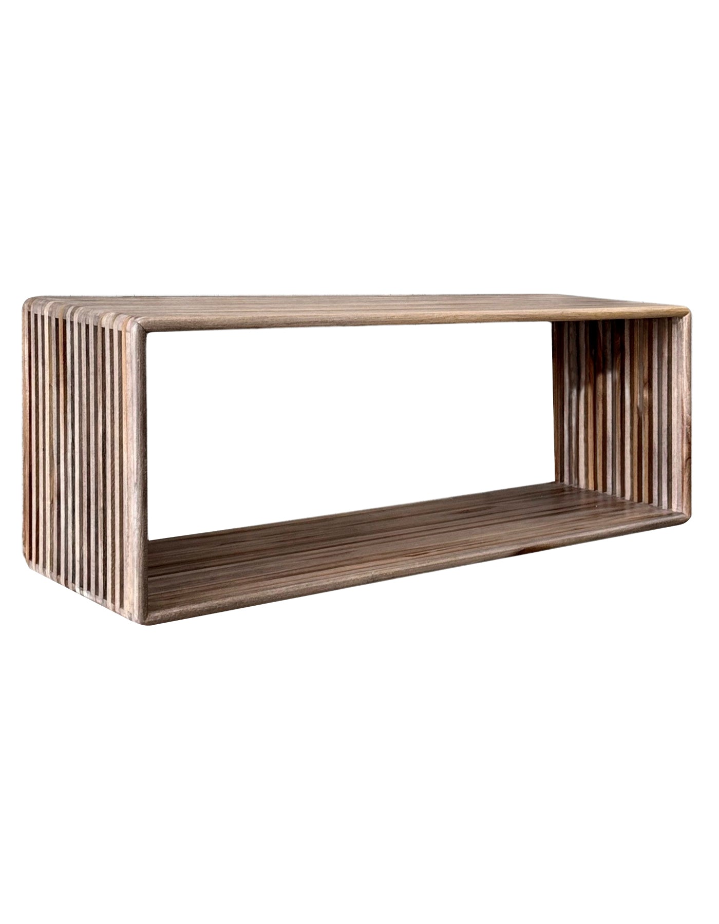 RECYCLED: Elegant Shelf in Recycled Teak Wood
