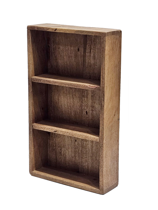 RECYCLED: Rustik Væghylde -Tidsløs Charme i Genbrugstræ