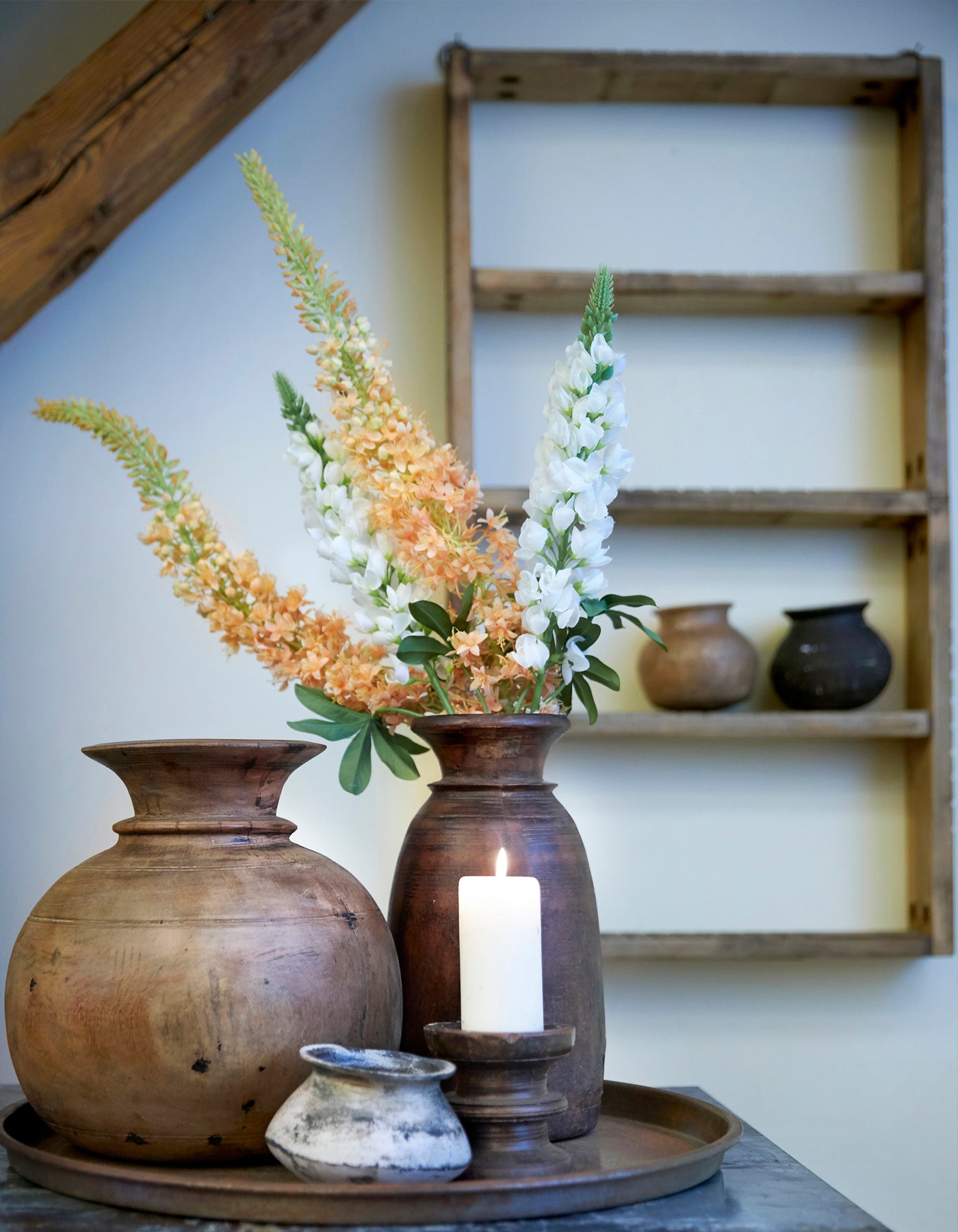 ORIGINAL LARGE WOODEN POT