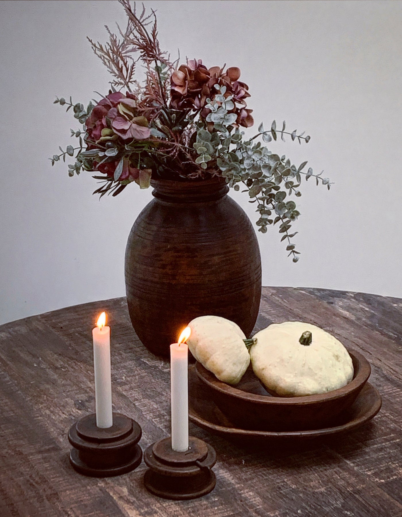 ORIGINAL LARGE WOODEN POT