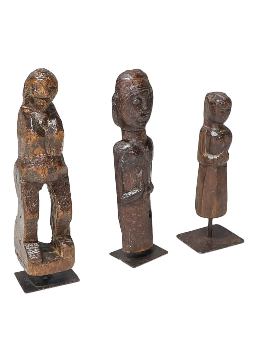 BEAUTIFUL HAND-CARVED WOODEN STATUES - FOUND ON OUR RECENT TRIP TO INDIA