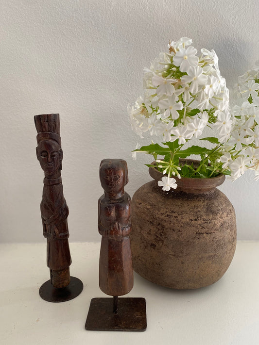 BEAUTIFUL HAND-CARVED WOODEN STATUES - FOUND ON OUR RECENT TRIP TO INDIA