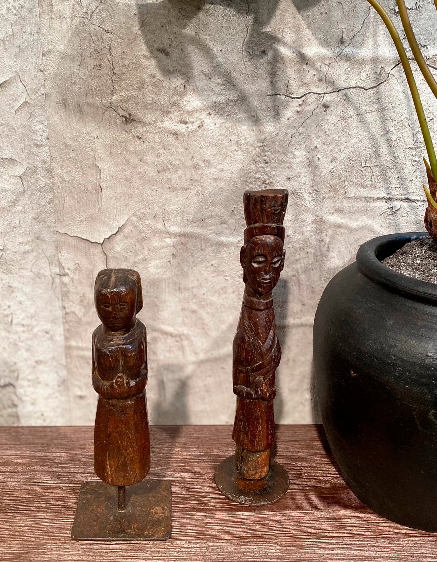 BEAUTIFUL HAND-CARVED WOODEN STATUES - FOUND ON OUR RECENT TRIP TO INDIA