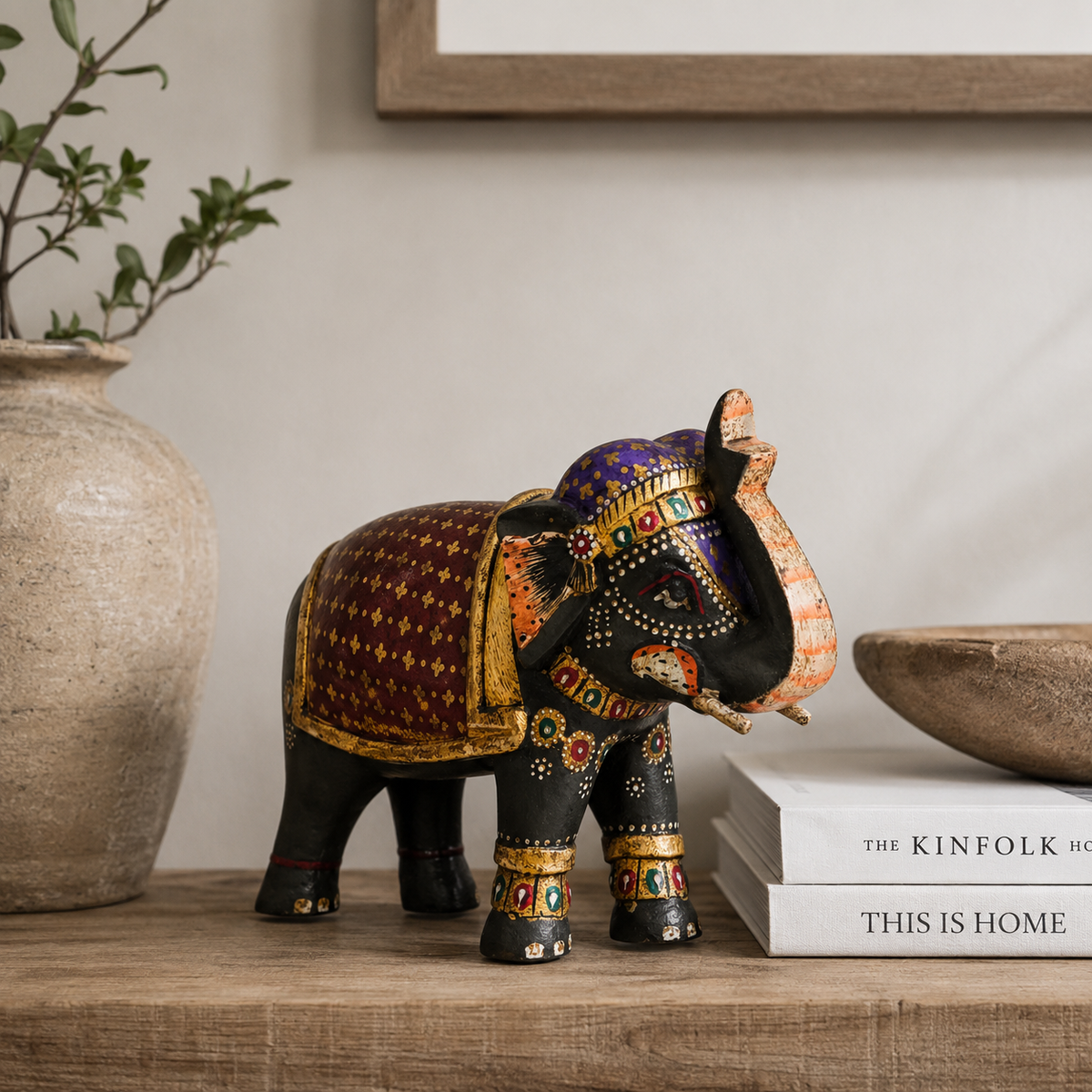 Hand-painted elephant