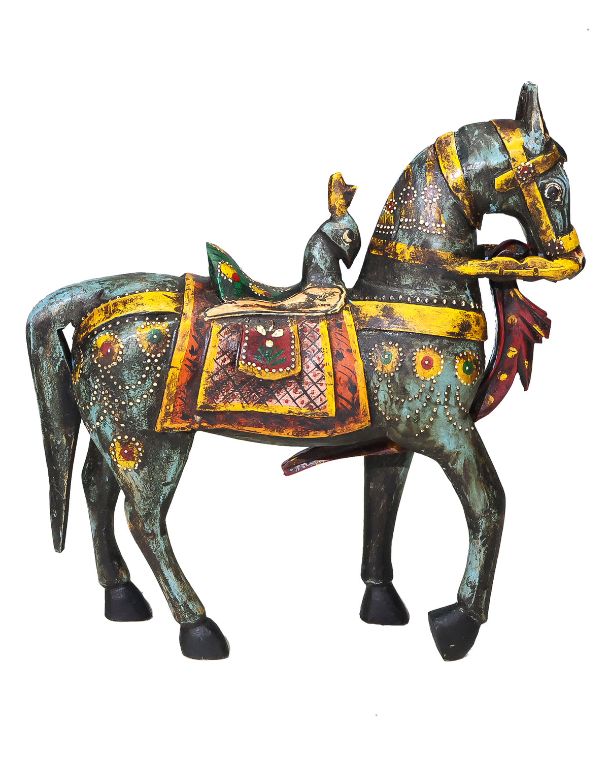 RECYCLED: Decorative Horse Crafted from Reclaimed Wood