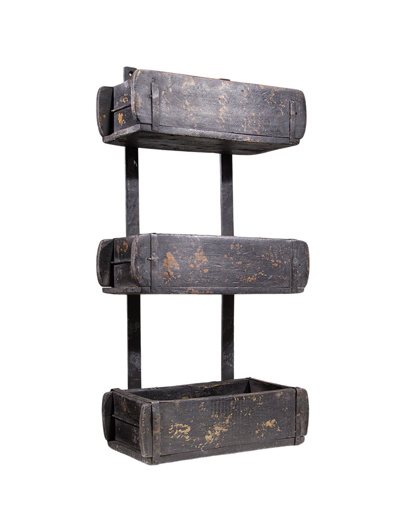 UPCYCLED: Wall Rack made of Original Brick Moulds