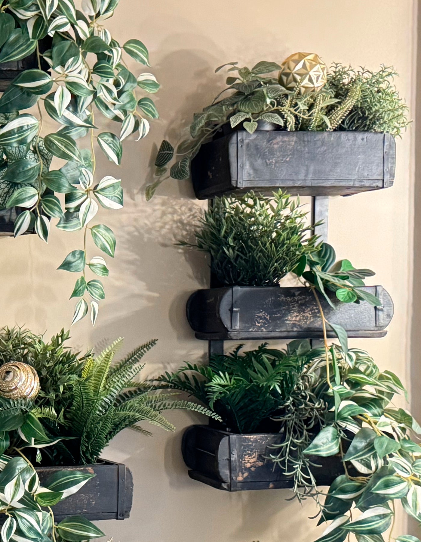 UPCYCLED: Wall Rack made of Original Brick Moulds