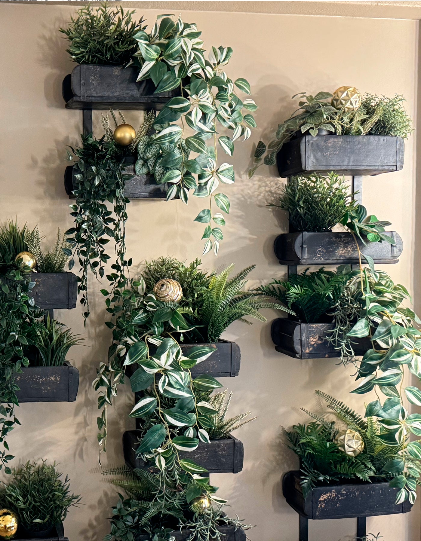 UPCYCLED: Wall Rack made of Original Brick Moulds
