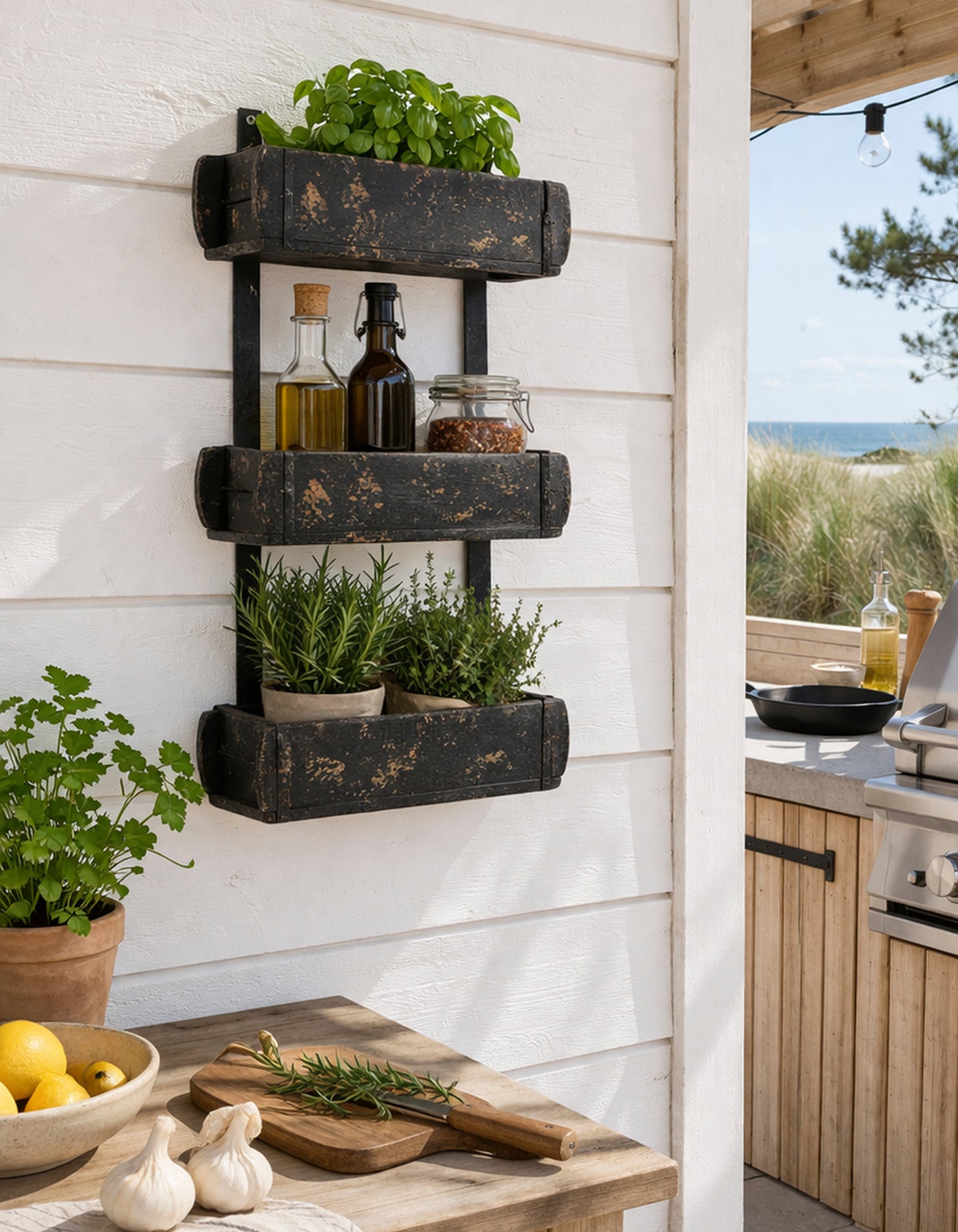 UPCYCLED: Wall Rack made of Original Brick Moulds