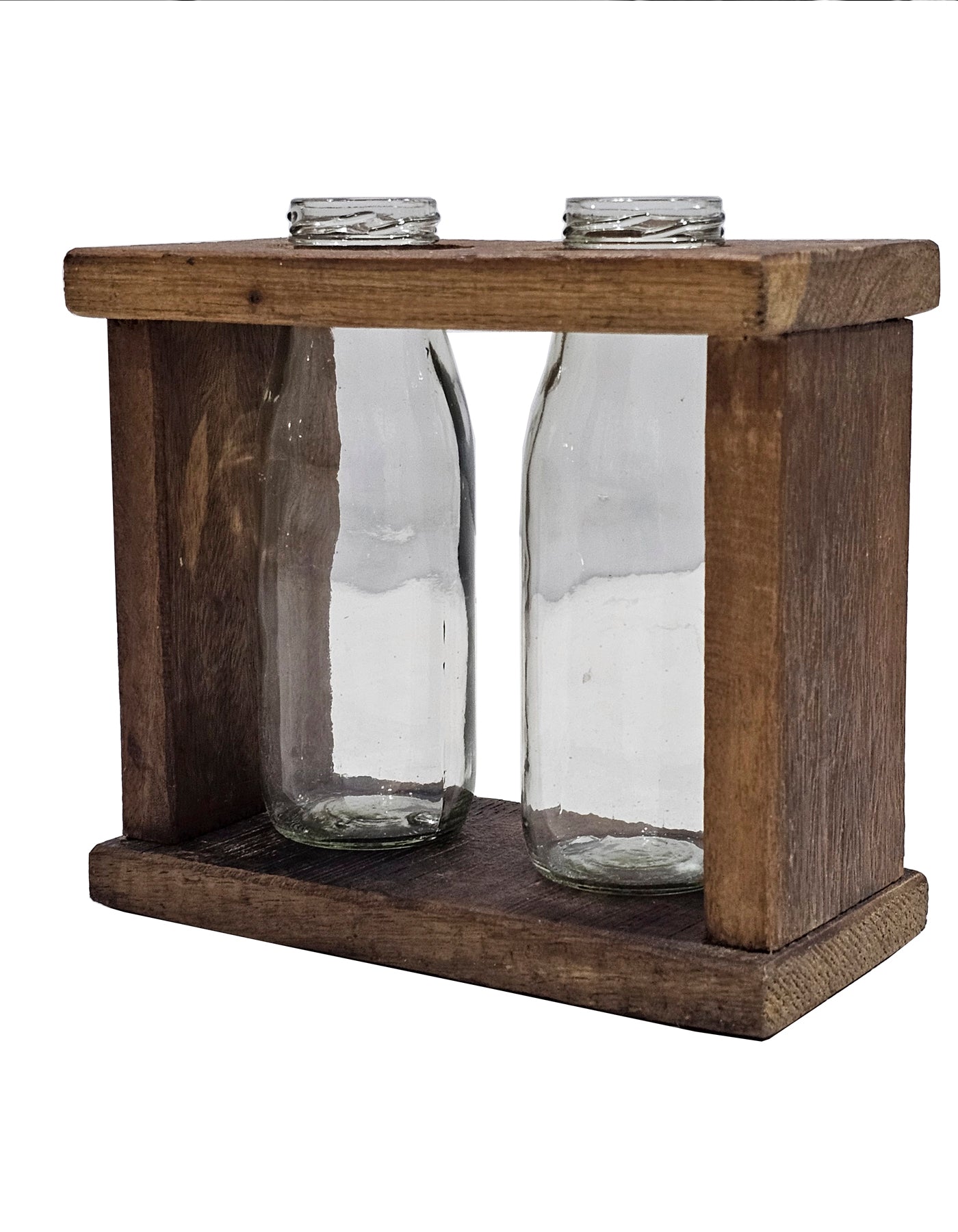 RECYCLED: Rustic Vase in Reclaimed Wood
