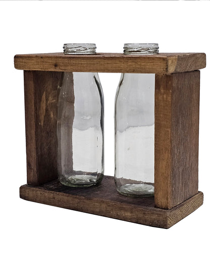 RECYCLED: Rustik Vase i Genbrugstræ