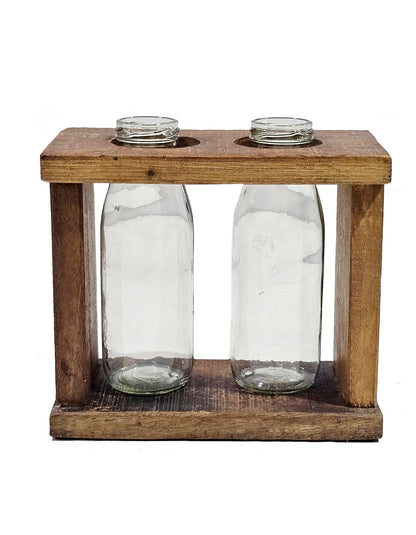 RECYCLED: Rustik Vase i Genbrugstræ