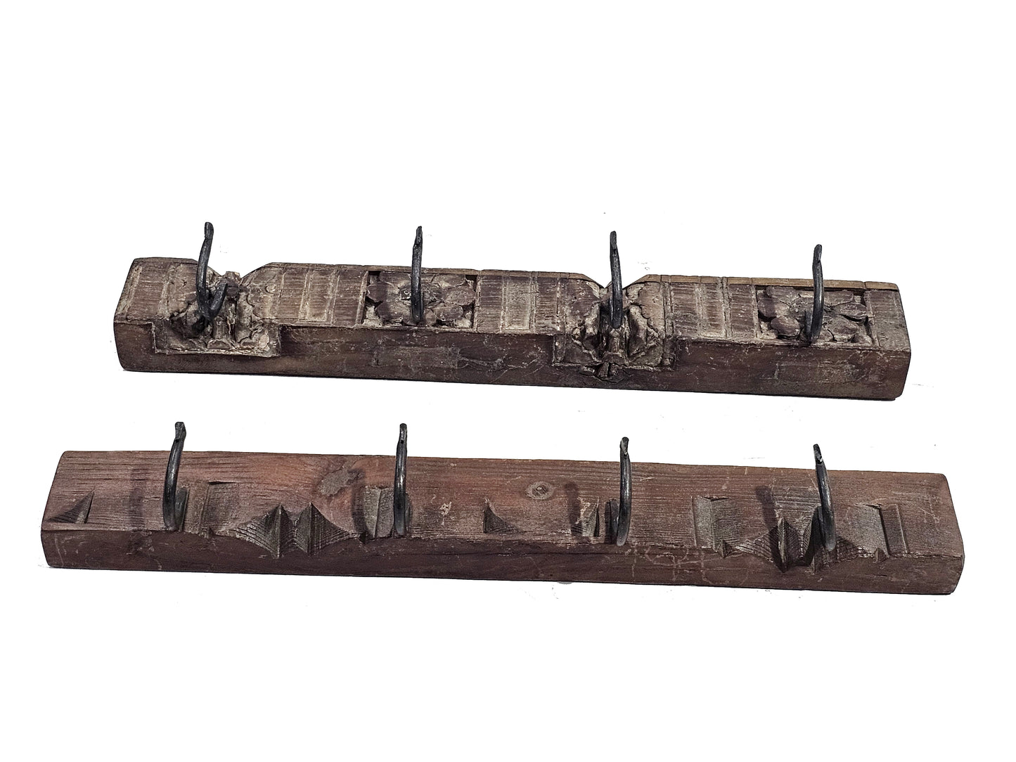 UPCYCLED: UNIQUE COAT RACK MADE FROM OLD WOODEN PANEL