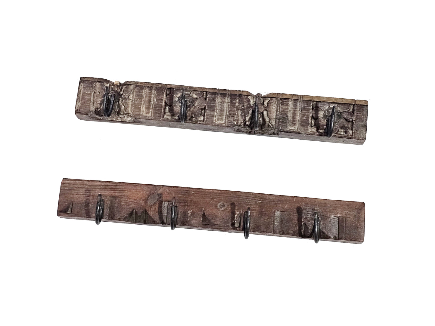 UPCYCLED: UNIQUE COAT RACK MADE FROM OLD WOODEN PANEL