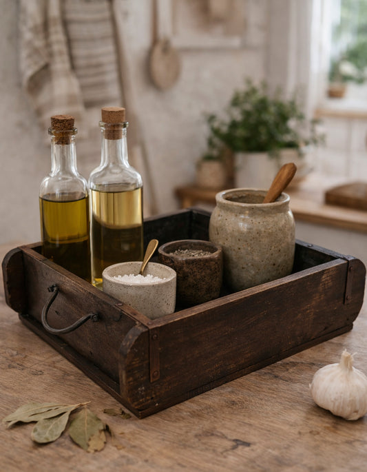 RECYCLED: WOODEN TRAY