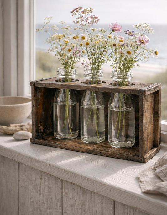 UPCYCLED: Unik Vase Lavet i Gammel Murstensform