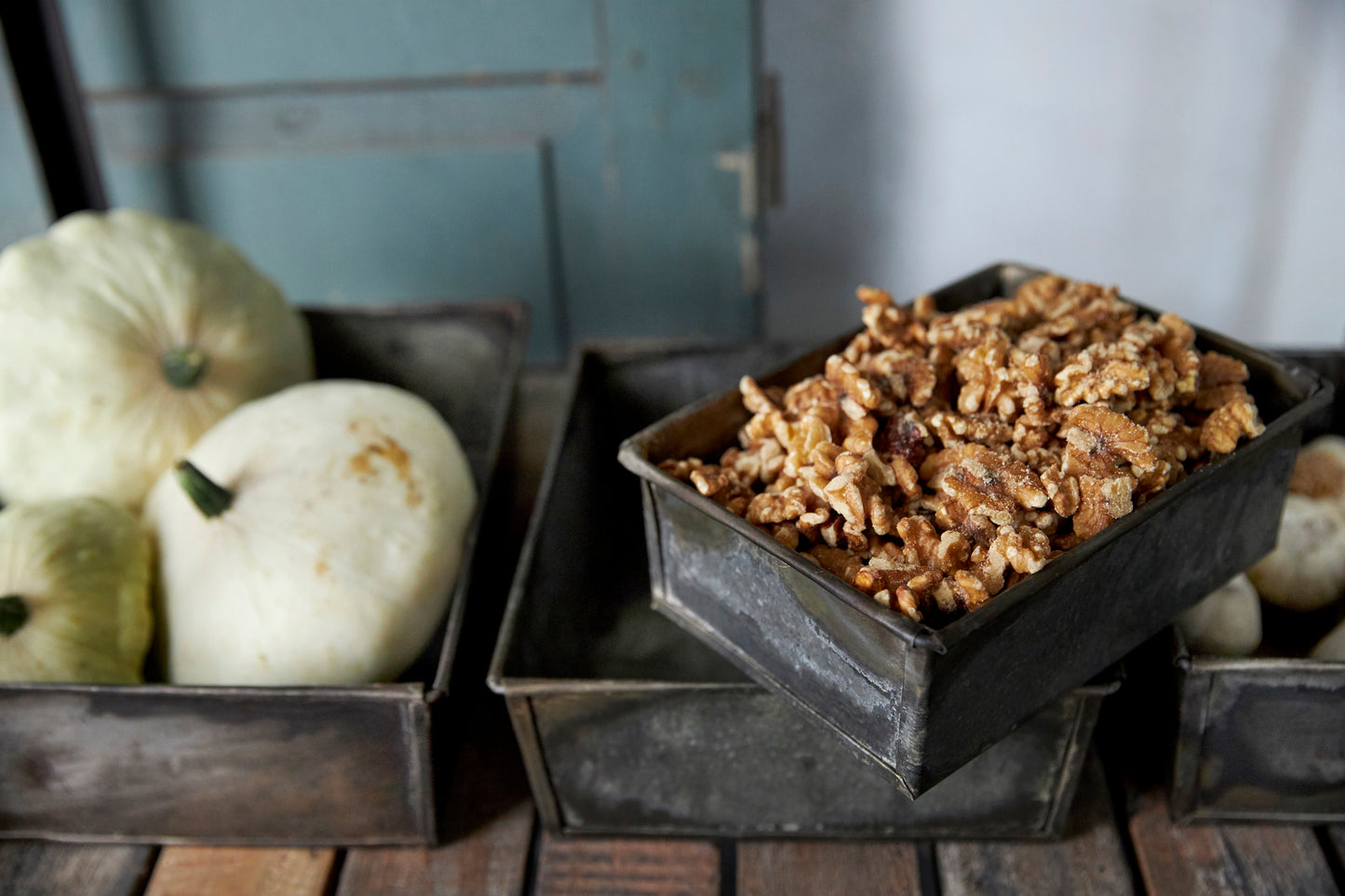 ORIGINAL IRON TRAYS - SET OF 4.