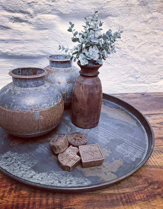 ORIGINAL: Round Iron Tray