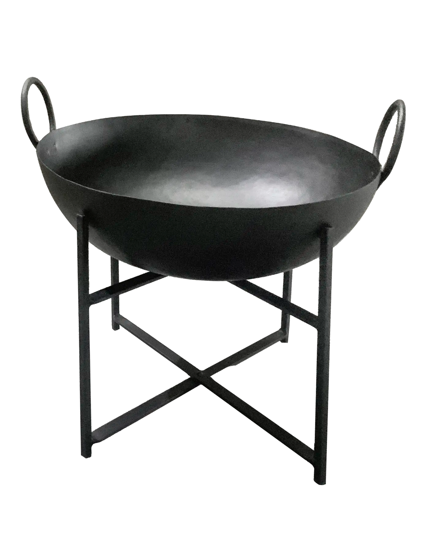 UPCYCLED: UNIQUE FIRE PIT– VINTAGE IRON POT GETS NEW LIFE
