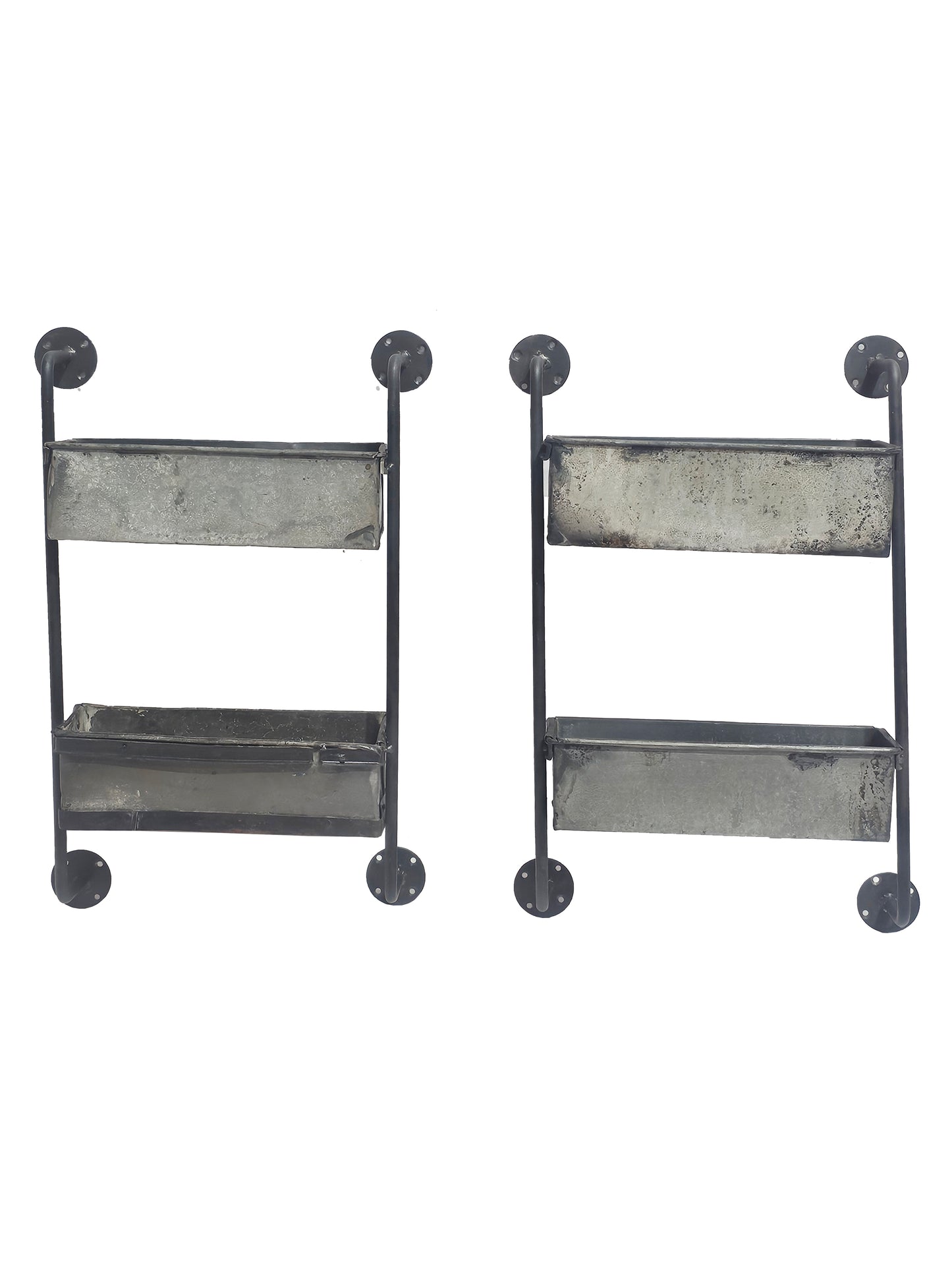 UPCYCLED: Shelf Crafted from Old Iron Trays