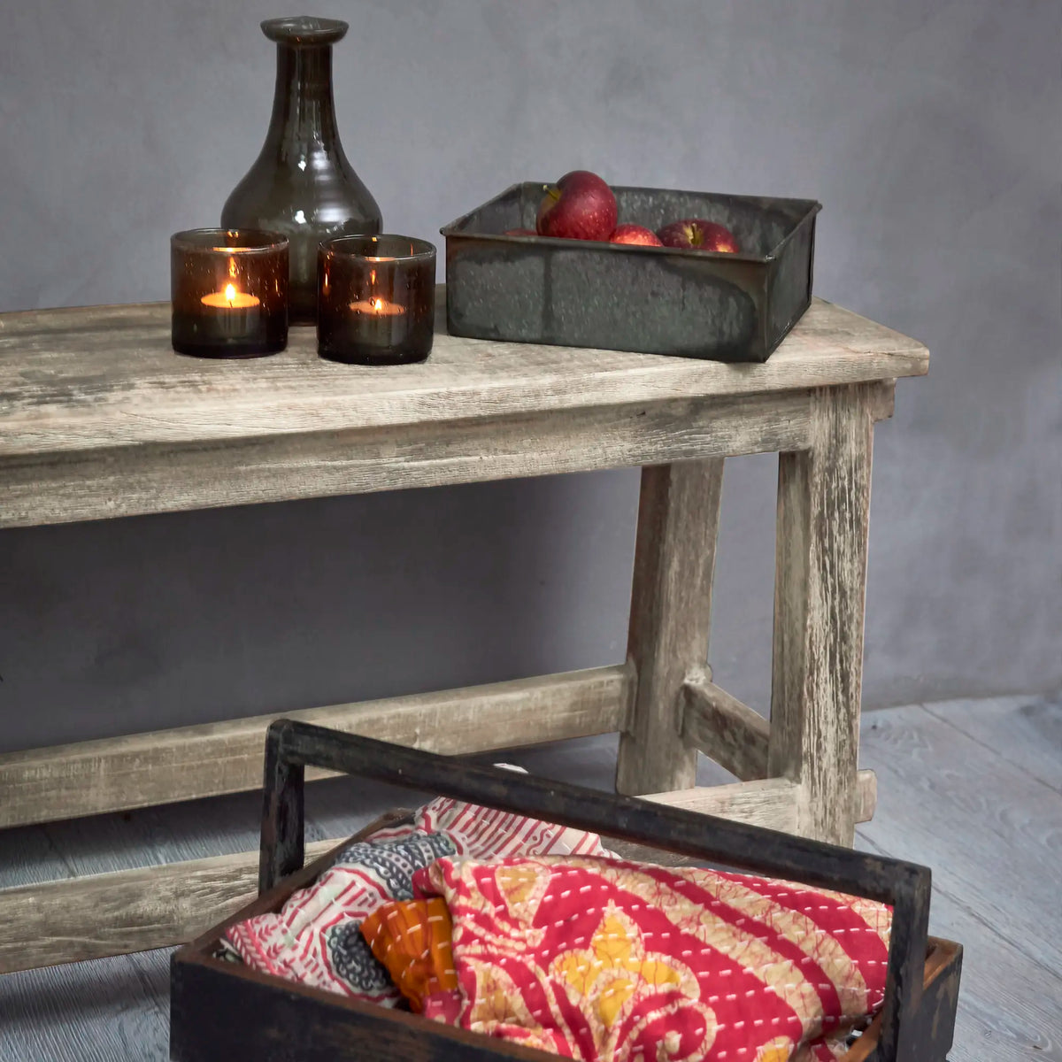 RECYCLED: Wooden Bench in Reclaimed Wood