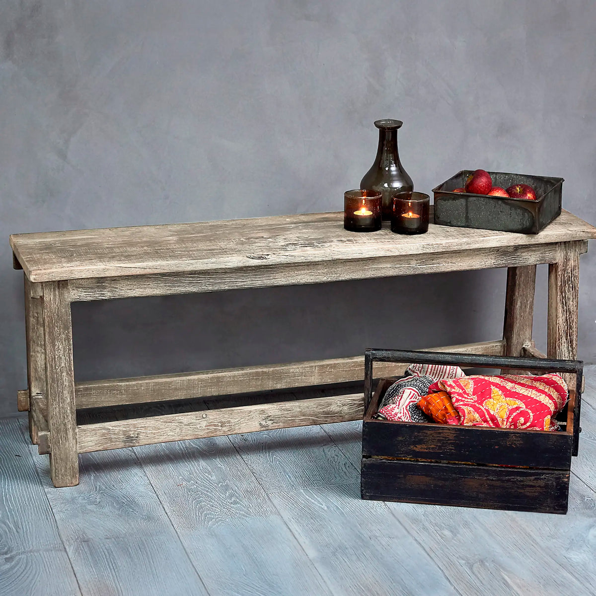 RECYCLED: Wooden Bench in Reclaimed Wood