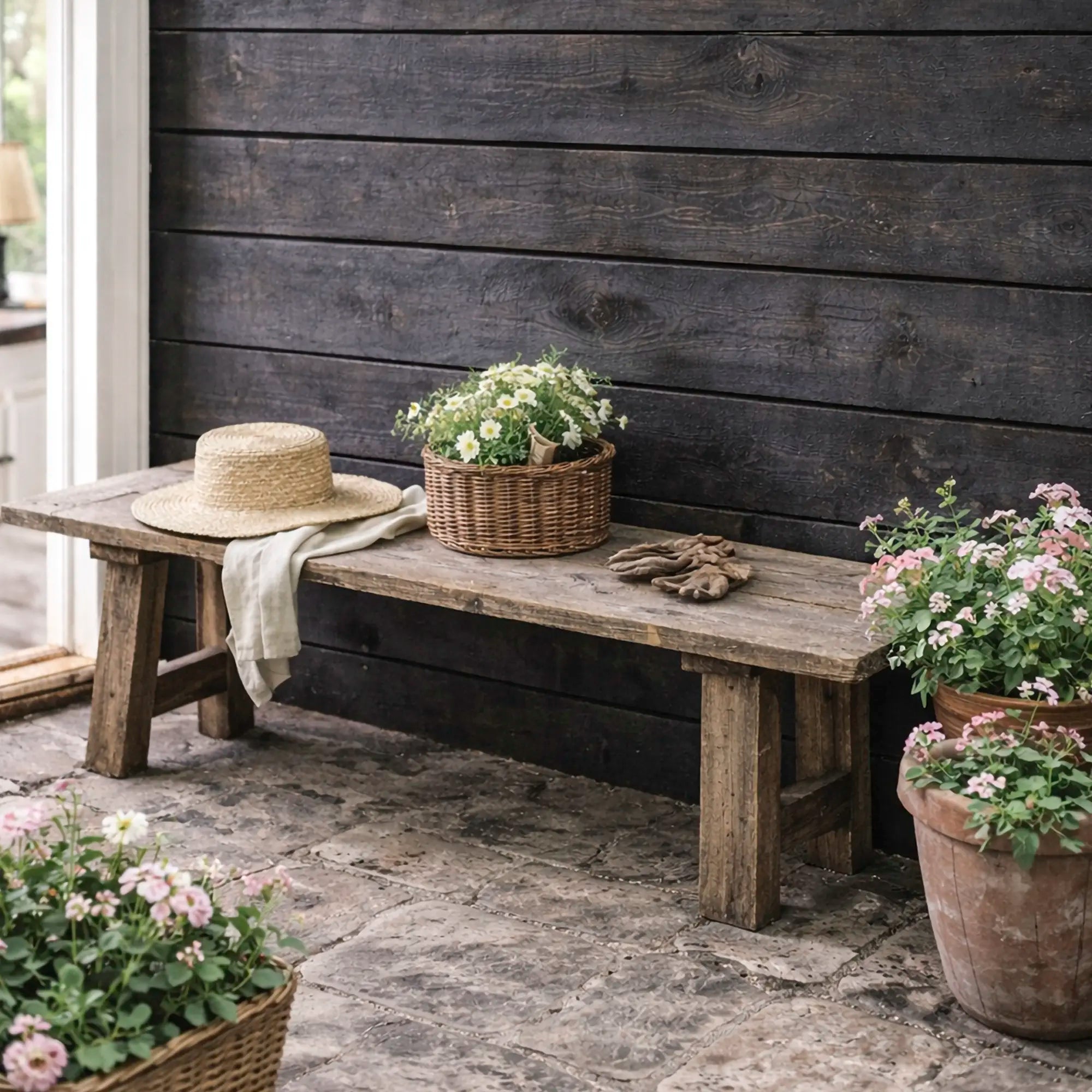 RECYCLED: Bench Crafted of Reclaimed Wood 