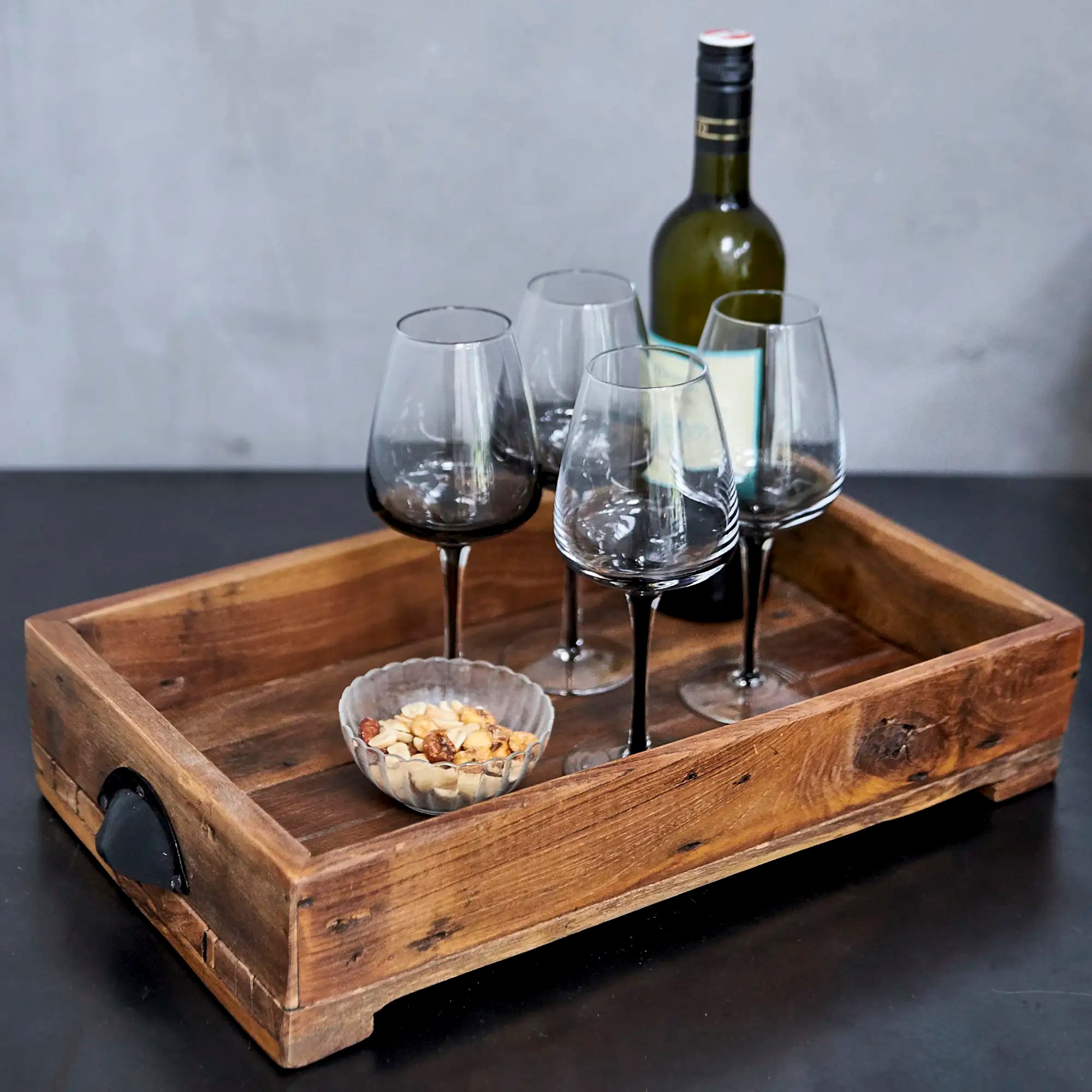 RECYCLED: Rustic Wooden Tray