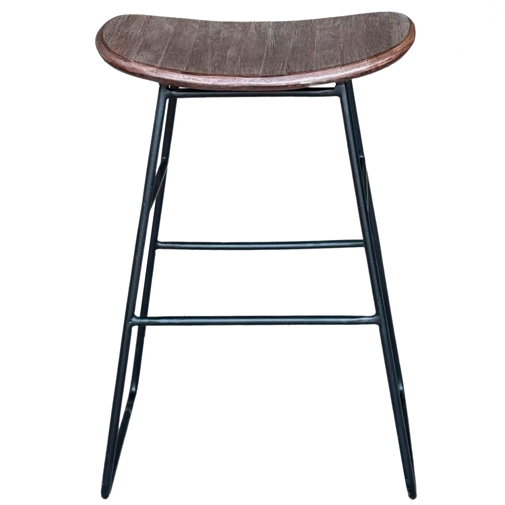 RECYCLED: Stool in Recycled Teak Wood