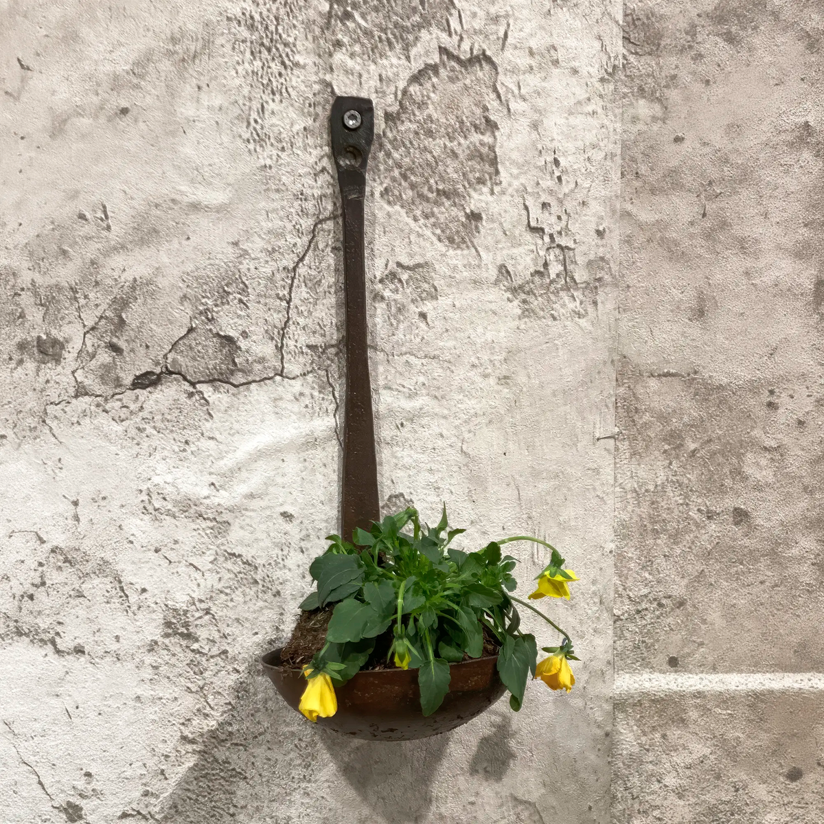UPCYCLED: Old Iron Spoon - Now as a Candlestick